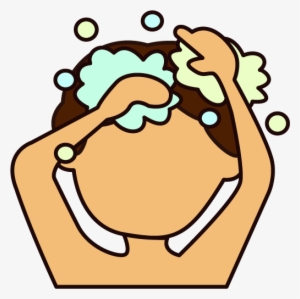 Shampoo Hair - Wash Hair Clipart