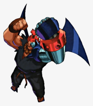 Akuma As He Appears In His Cyber Form From Marvel Super - Marvel Super Heroes Vs Street Fighter Artwork