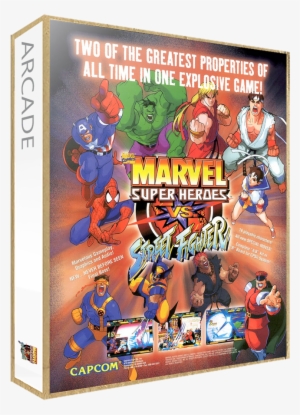 Marvel Super Heroes Vs - Marvel Super Heroes Vs Street Fighter Cab