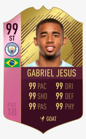 6 F123 F83 79 Fb 454 A A580 97 Aea92 D0595 - Gabriel Jesus Fifa 18 Card