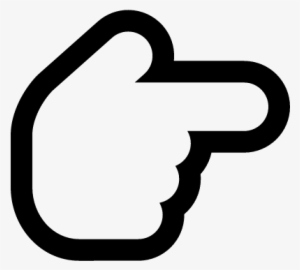 Hand Pointing To Right Vector - Manito Señalando A La Derecha