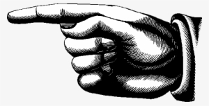 Prove You Are Human - Hand Pointing Left Png
