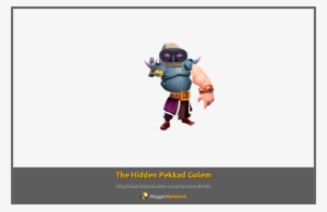 The Hidden Pekkad Golem Character - Cartoon
