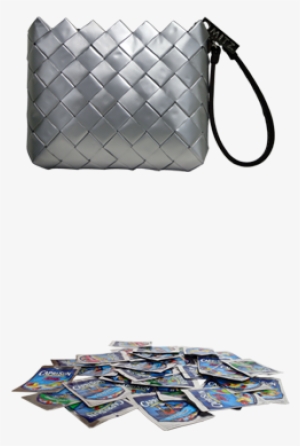 Super Cute Wristlet Made From Recycled Capri Sun Pouches - Capri Sun Pouches
