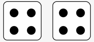 Dice Clipart Transparent Background - Clip Art Dice 4