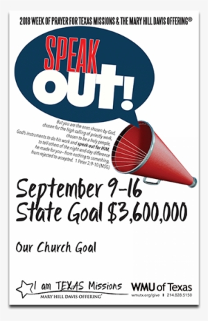 Churchwide Plans - Mary Hill Davis Offering 2018