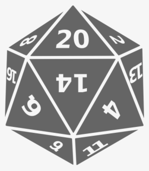 Twenty-sided Dice Clipart Png For Web - Dungeons & Dragons Banner