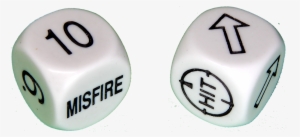 The Two White Specialty Dice Were The Scatter Dice - Warhammer Artillery Dice
