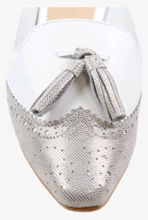 Mules Joolie 6 Java Metalic Silver Kid White Ls Natural