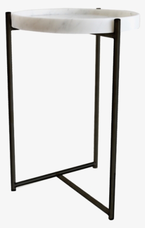 Oliver Marble & Black Tables - End Tables