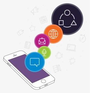 Multichannel Illustration - Technology In Communication Png