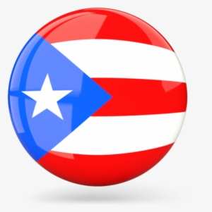 Illustration Of Flag Of Puerto Rico - Puerto Rico Flag Icon