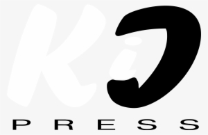 Kid Press Logo Black And White - Calligraphy