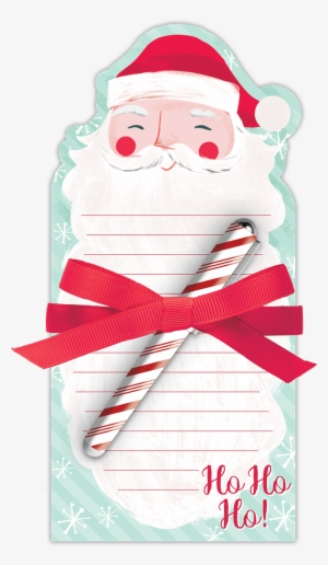 Santa Beard Note Pad With Pen - Lady Jayne Note Pad Holiday Die Cut