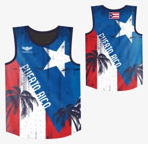Team Puerto Rico 2018 Mens Sleeveless Ocr Jersey - Munich