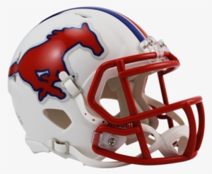 Southern Methodist Smu Mustangs Ncaa Speed Mini Helmet - Smu Football Helmet