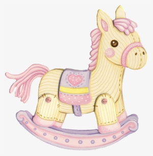 Babies Room - Pink Rocking Horse Clipart
