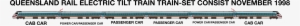 Queensland Rail Tilt Train Consist - Tilt Train