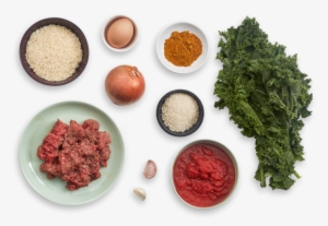 Egyptian Meatballs With Spicy Tomato Sauce, Kale & - Tomato Sauce