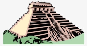 Vector Illustration Of Ancient Mayan, Aztec, Or Inca - Mayan Temples Clip Art