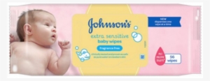 Johnson's Extra Sensitive Baby Wipes Fragrance Free