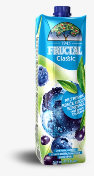 Red Grapes And Blueberry Juice 1 L - Red Grapes And Blueberry Juice (fructal) 1 L
