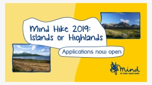 You Can Now Register For A Place On Mind Hike - Mind Charity
