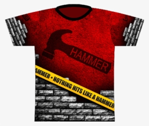 Shop All Products - Hammer Caution Tapedye-sublimated Mens Bowling Shirt