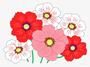 Colorful Flowers 04 Osg Acrylic Print - Picsart Flower Png Stickers