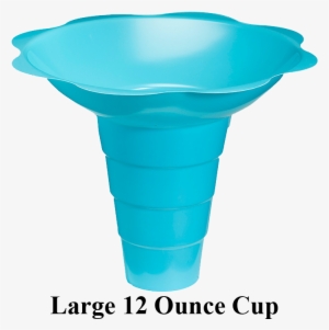 Flower Cups Two Colors - Flower Cup Snow Cone Pink