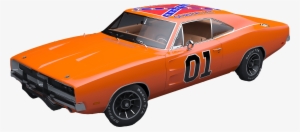 Quadro Decorativo Poster Com Moldura Dodge Laranja