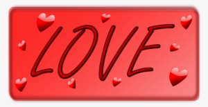 I Love You 3 Png - Love With Hearts Round Ornament