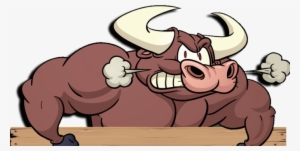 Funny Cartoon Bull
