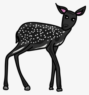 This Free Icons Png Design Of Deer Black