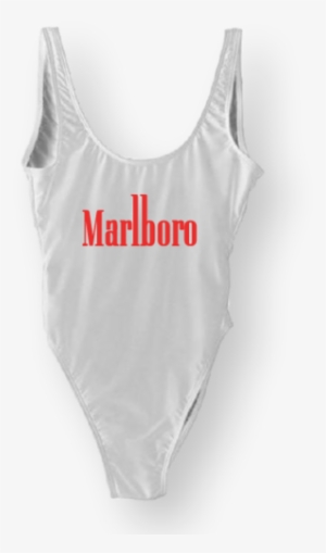 Ravesuits White / S/m Marlboro One Piece [4th Of July - One Piece