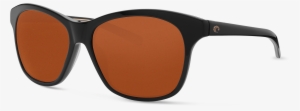 Costa Del Mar Sarasota Sunglasses In Shiny Black, Acetate