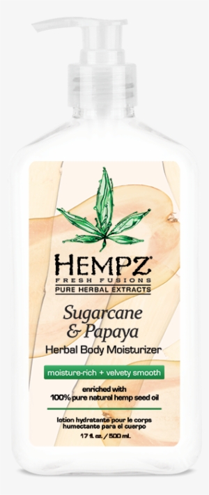 Sugarcane & Papaya Moisturizer - Body Moisturizer Hempz Lotion Sugarcane And Papaya