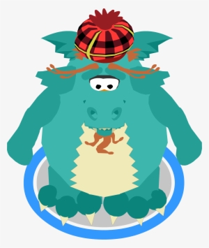 Loch Ness Costume Ingame - Club Penguin Ingame Costumes