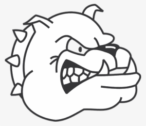 Dog Head Angry Bulldog Fangs Growling Spik - Gambar Kepala Anjing Bulldog