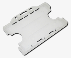 •clear Natural Frosted Open Face 'bulldog' Double Sided - Stencil