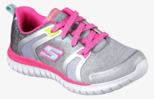Girls' Skechers Speed Trainer Shoes, Size 5.5 M