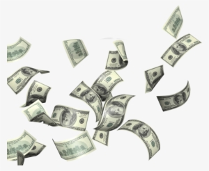 100 Dollars Rain Png