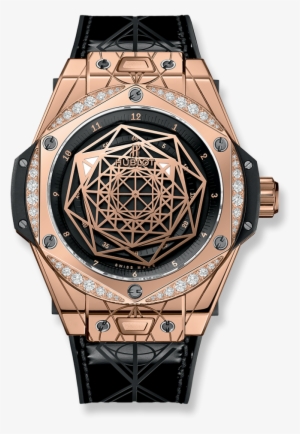 Big Bang Sang Bleu King Gold Diamonds - Hublot Sang Bleu 39mm