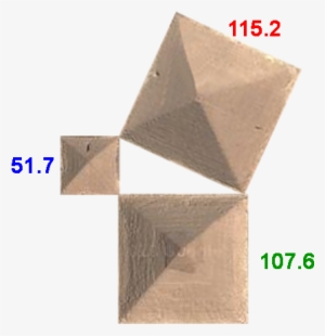 From Above, If We Rearrange The Pyramids Of Giza, We - Theorem Pythagoras Architecture