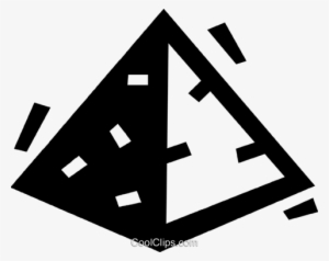 Egyptian Pyramid Royalty Free Vector Clip Art Illustration - Illustration