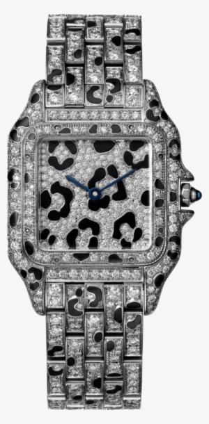 Panthère De Cartier Watchmedium Model, White Gold, - Cartier Panthere