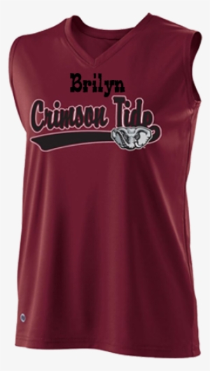 Alabama Crimson Tide Girls Sleeveless Softball Jersey - University Of Alabama