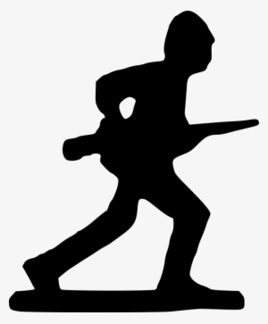 Wars Clipart Soldier Silhouette - Outline Of Ww1 Soldier
