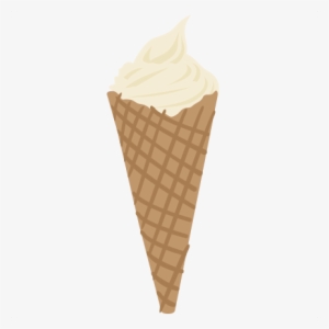 Ice Cream Cone Svg File Ice Cream Cone Svg Ice Cream - Soft Vanilla Ice Cream