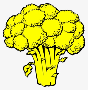 Small - Broccoli Colouring Pages
